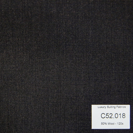 C52.018 Kevinlli V3 - Vải Suit 50% Wool - Nâu Đỏ Trơn